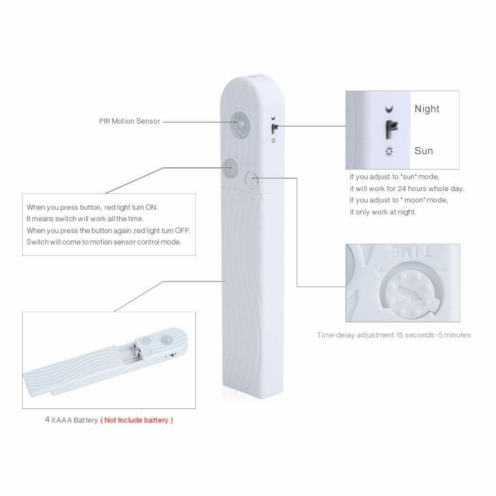 Motion Sensor LED Strip Light 2m cool white - V498-SENSORLIGHT2C Motion Sensor LED Strip Light 2m cool white - Image 3