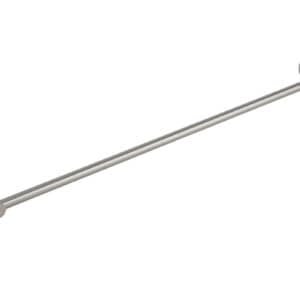 Luxurious Brushed Nickel Stainless Steel 304 Towel Rack Rail - Single Bar 600mm