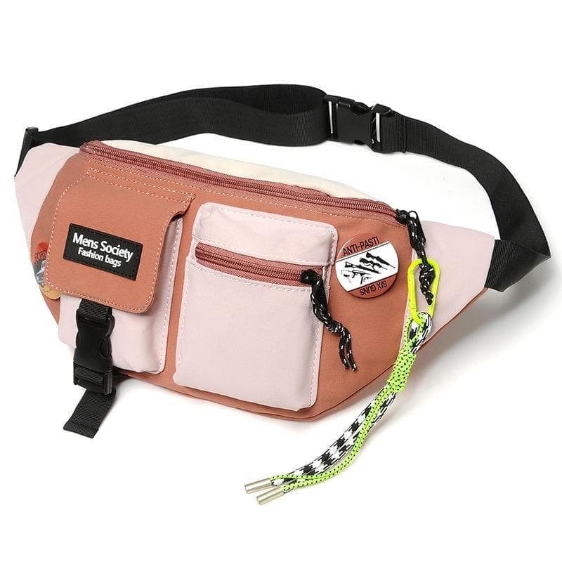 Lightweight Black Canvas Crossbody Backpack For Active Lifestyles - Black + Lanyard - V562-2031763060DBT V562 2031763060DBT 202508282209 13