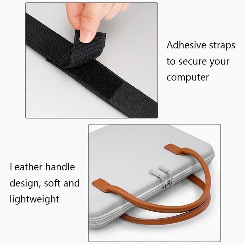 Waterproof Leather Computer Bag - Multifunctional Navy Blue - V562-2093922060DBT V562 2093922060DBT 202503041306 06