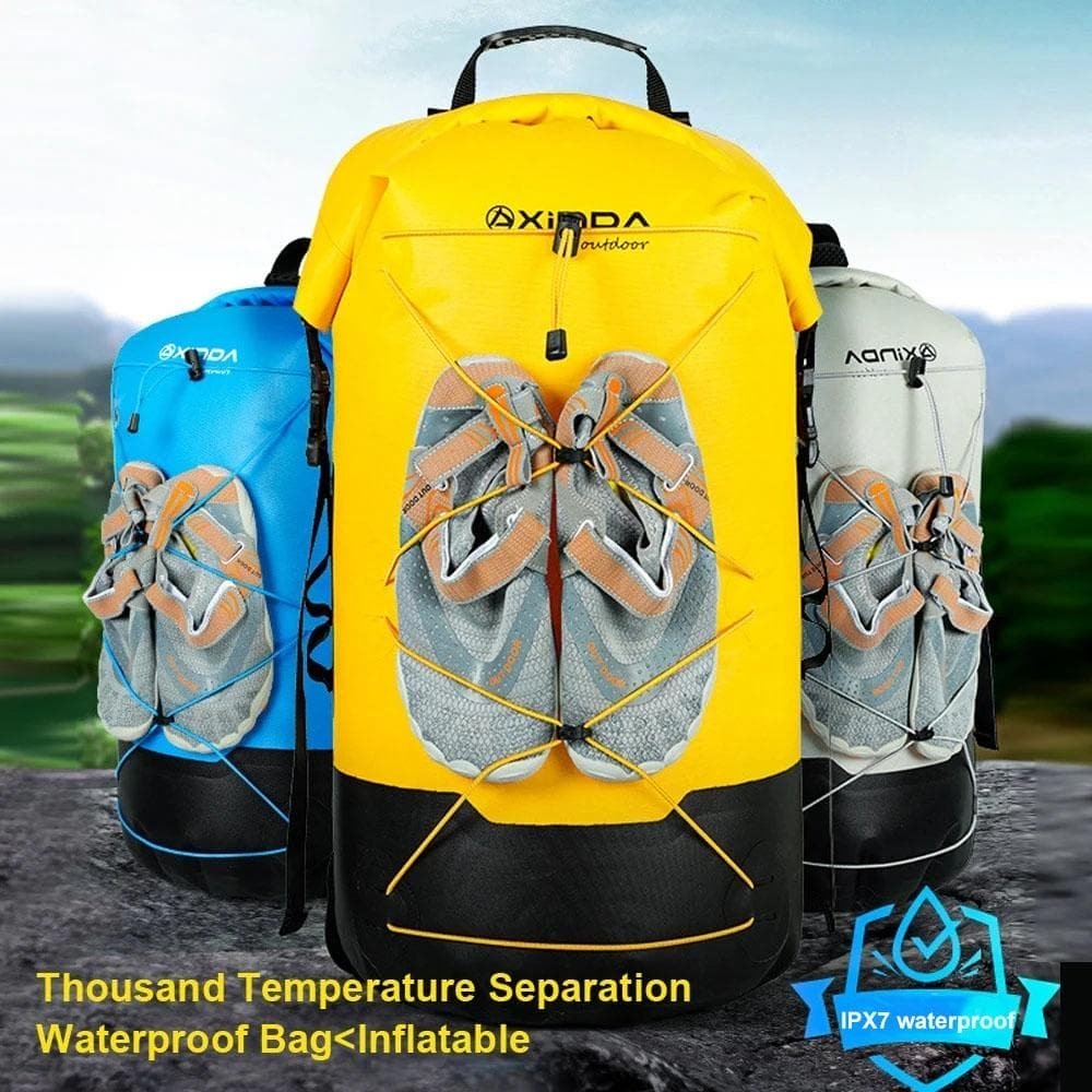 Waterproof Outdoor Stream Tracing Backpack Black 16L - Black-36L - V562-2132805060DBT V562 2132805060DBT 202508290031 02