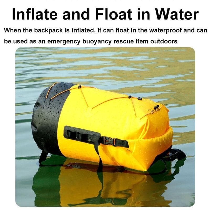 Waterproof Outdoor Stream Tracing Backpack Black 16L - Yellow-36L - V562-3032805060DBT V562 3032805060DBT 202508290040 08