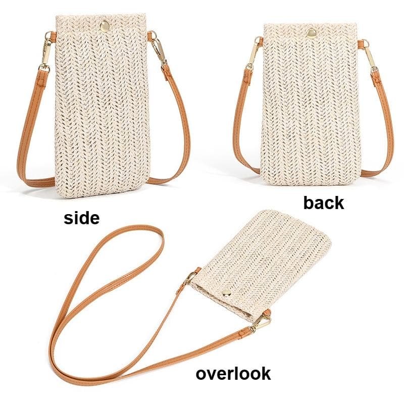 Beach Bag With Magnetic Buckle Straw Beige - V562-3083032060DBT V562 3083032060DBT 202505191453 03