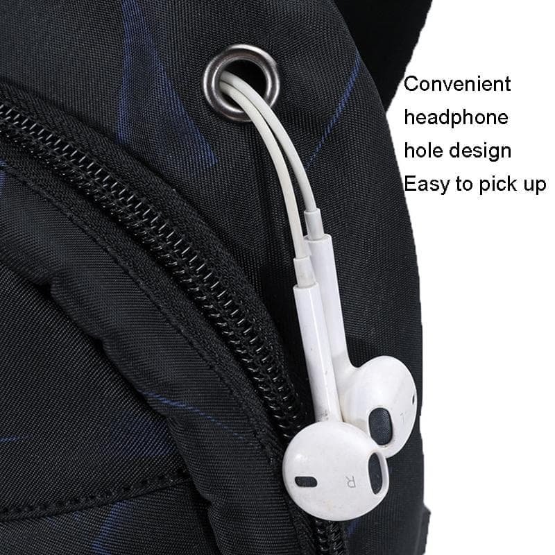 Men Oxford Cloth Chest Bag Snowflake Gray Ideal For Sports And Travel - V562-5002753060DBT V562 5002753060DBT 202503041252 04