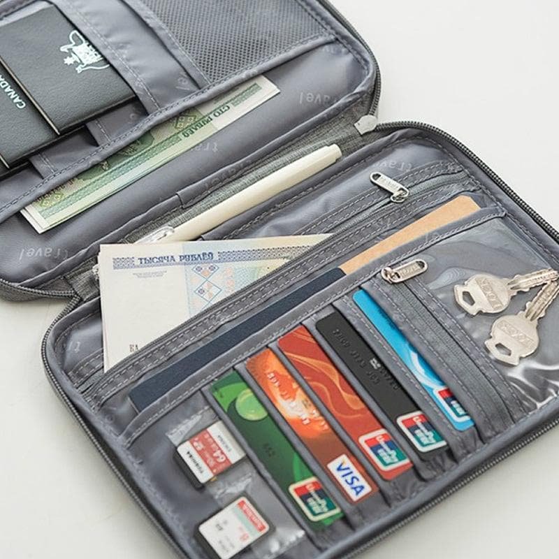 Waterproof Travel Document Bag Black Large - Orange Pink Large - V562-5034083060DBT V562 5034083060DBT 202503282010 05