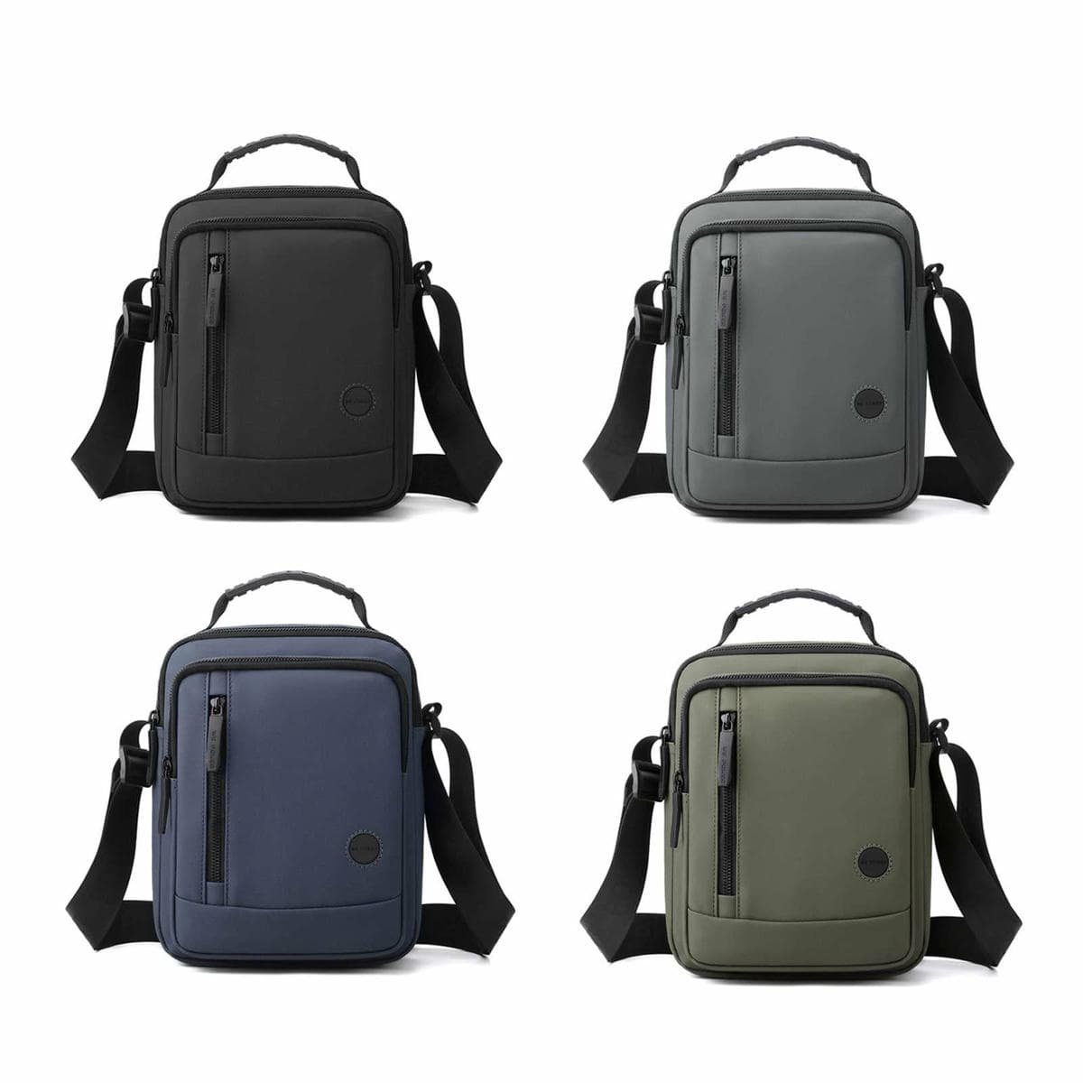 Men's Army Green Shoulder Messenger Bag Large - Large Army Green - V562-8098283060DBT V562 8098283060DBT 202508290640 02