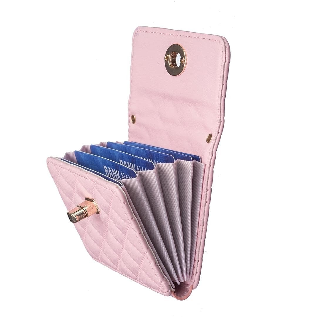 Horizontal Card Bag Mobile Phone Back Sticker With Metal Buckle - Dark Purple - V562-A101439400ADE V562 A101439400ADE 202503281905 05
