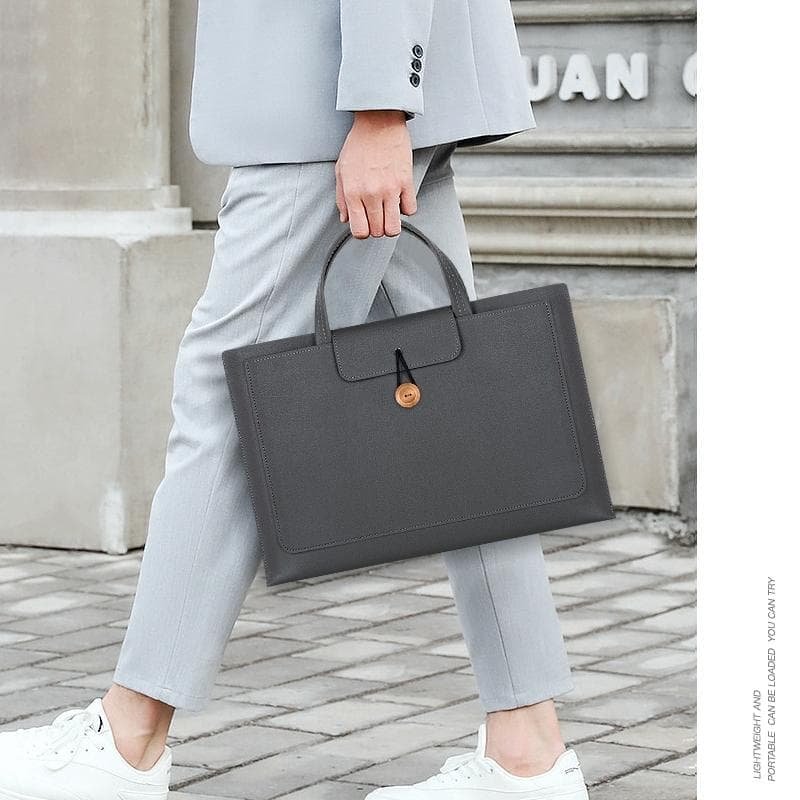 Portable Laptop Inner Bag with Elastic Thread Button - Blue - V562-A102265400ADE V562 A102265400ADE 202502281911 08