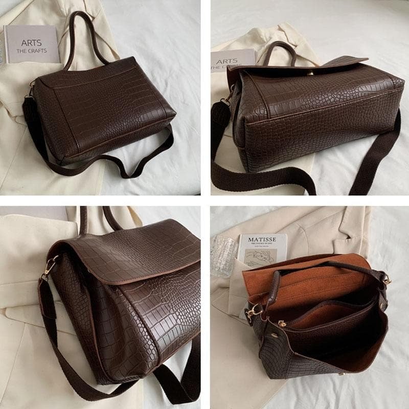 Stylish Winter Crossbody Tote For Women - Black - V562-A1035514060DBT V562 A1035514060DBT 202505191652 04