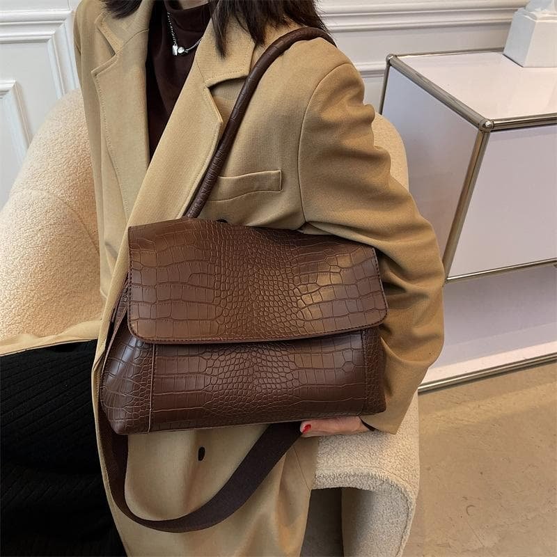 Stylish Winter Crossbody Tote For Women - Black - V562-A1035514060DBT V562 A1035514060DBT 202505191652 12
