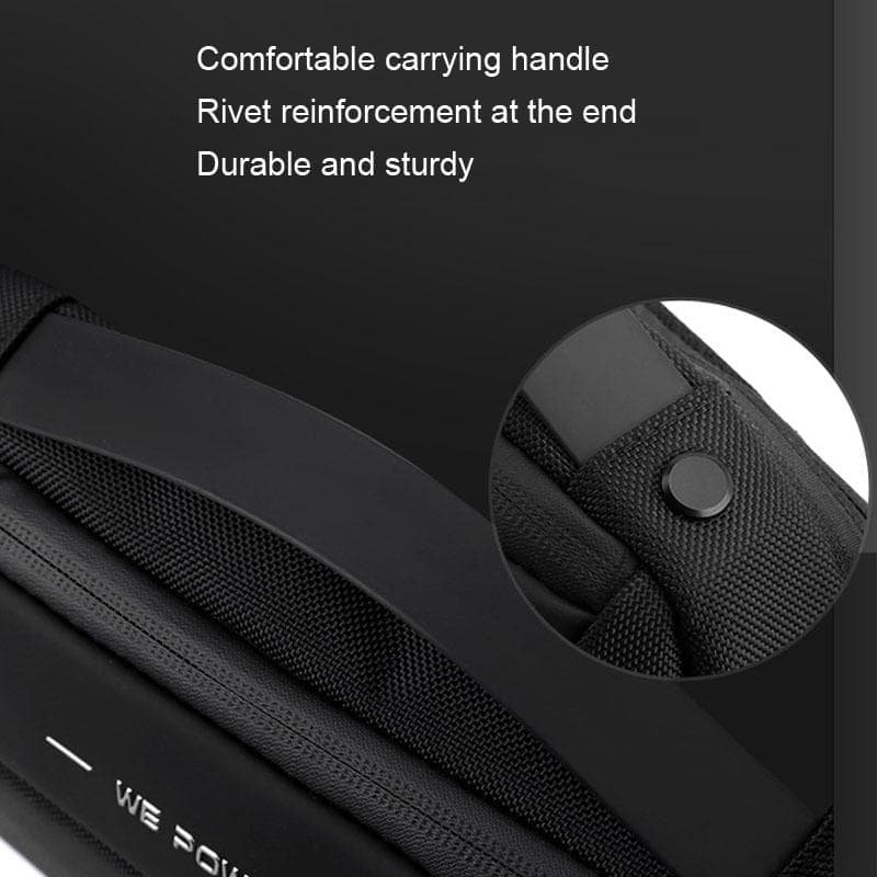 Multi Functional Men Crossbody Bag Outdoor Sports Waist Bag With Shoulder Strap - Black - V562-A1037583060DBT V562 A1037583060DBT 202508290116 05