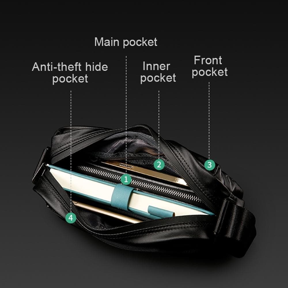 Waterproof Men Crossbody Bag Black - V562-A1041013060DBT V562 A1041013060DBT 202508271631 05