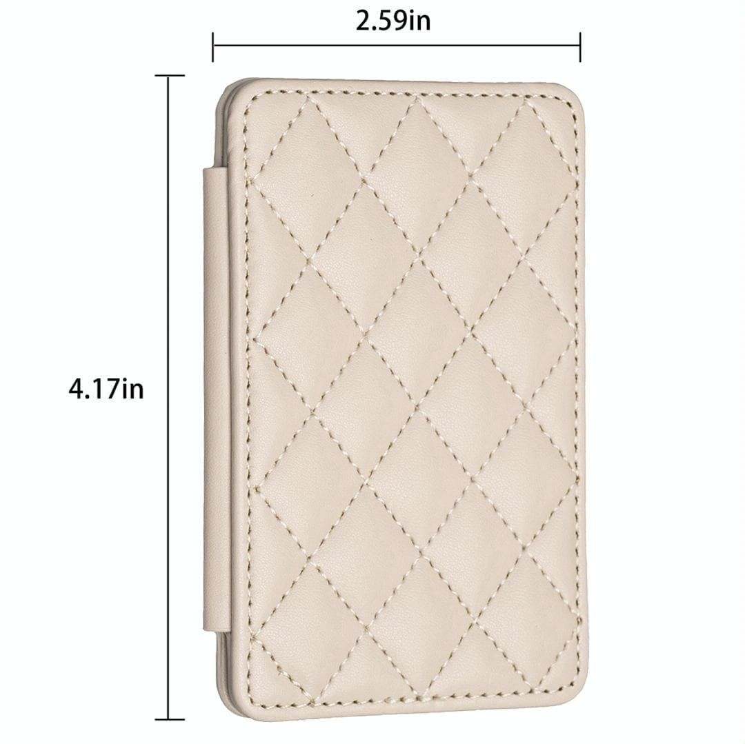 Rhombus Pattern Card Bag Back Sticker For Mobile Phones - Dark Purple - V562-A105239400ADE V562 A105239400ADE 202503281917 02