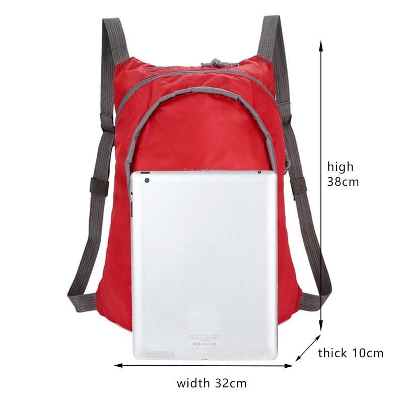 Waterproof Nylon Collapsible Backpack Lightweight Travel Bag For Women And Men - Orange - V562-A1055755910DBT V562 A1055755910DBT 202508282240 07