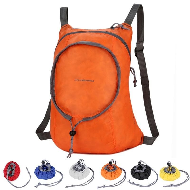 Waterproof Nylon Collapsible Backpack Lightweight Travel Bag For Women And Men - Orange - V562-A1055755910DBT V562 A1055755910DBT 202508282240 12