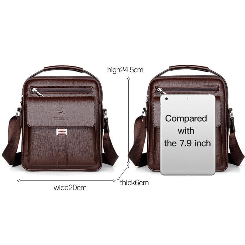 Large Capacity Men Retro Messenger Bag - Black - V562-A1063752060DBT V562 A1063752060DBT 202508291155 03