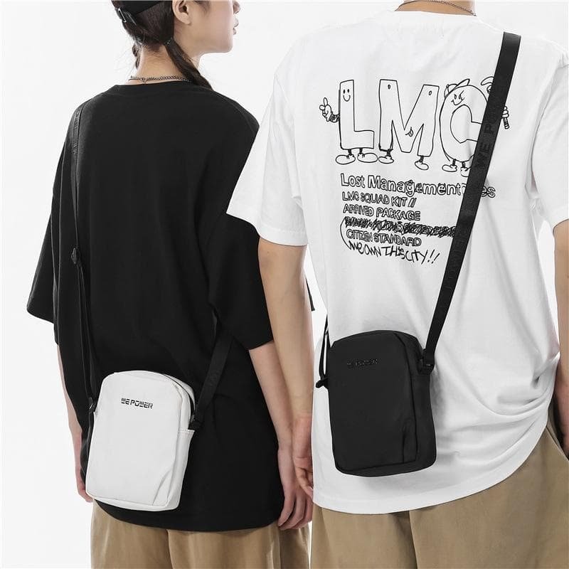 Lightweight Mini Crossbody Bag For Cell Phone Single Shoulder Design - Black - V562-A1073884060DBT V562 A1073884060DBT 202508282320 08