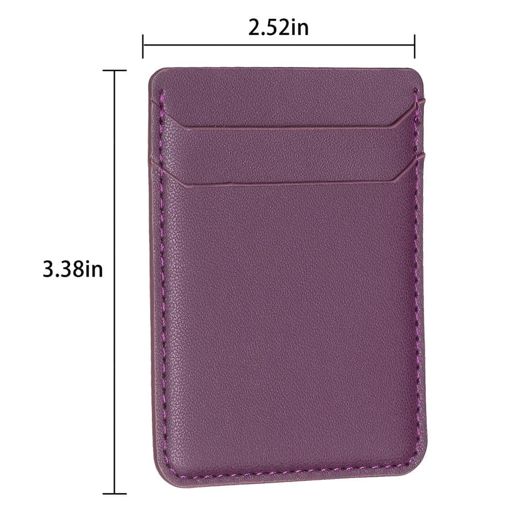 R20 Texture Card Bag Back Sticker For Mobile Phones - Dark Purple - V562-A107439400ADE V562 A107439400ADE 202503281848 02