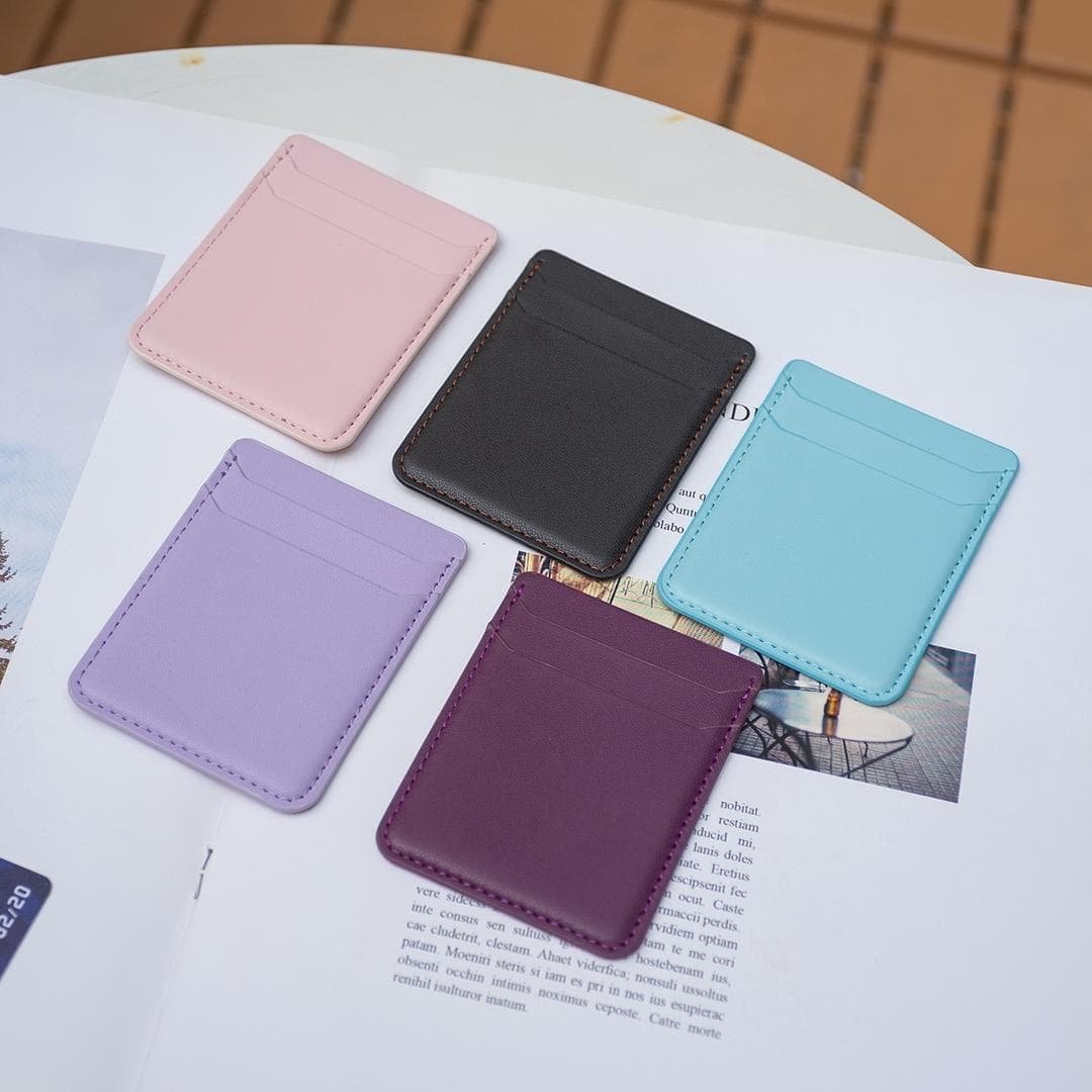 R20 Texture Card Bag Back Sticker For Mobile Phones - Dark Purple - V562-A107439400ADE V562 A107439400ADE 202503281848 06