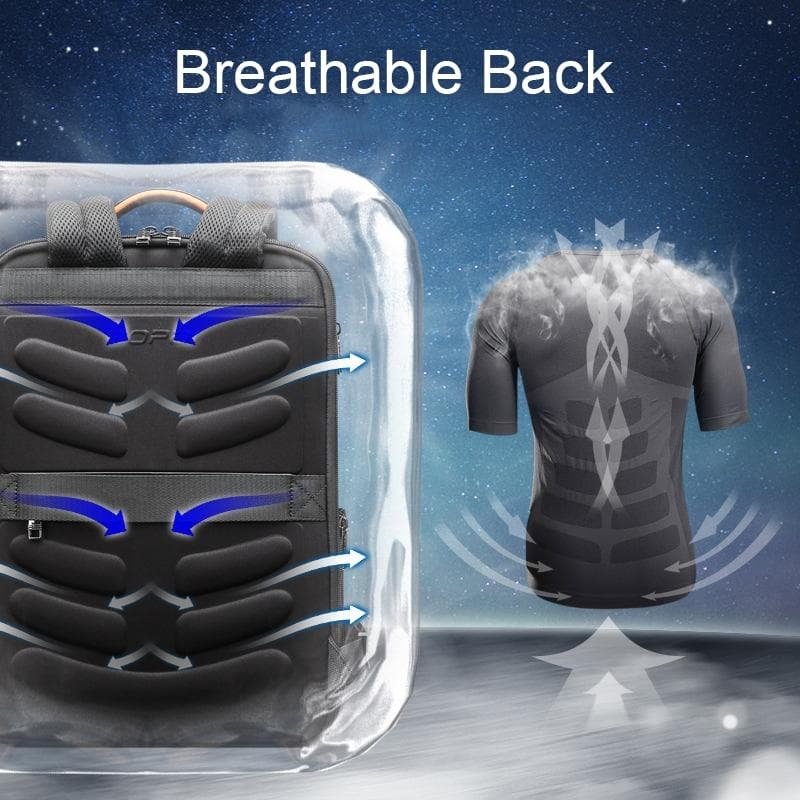 Usb Charging Anti-theft Business Backpack - Black - V562-A1074582060DBT V562 A1074582060DBT 202508271340 04