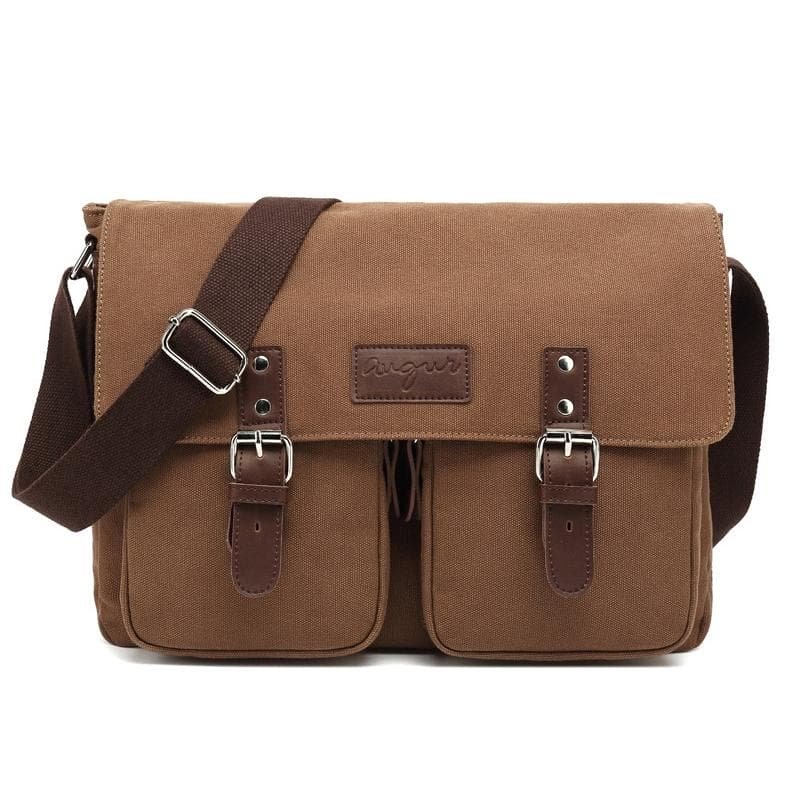 Men Canvas Crossbody Messenger Bag - Black - V562-A1083142060DBT V562 A1083142060DBT 202508291225 07