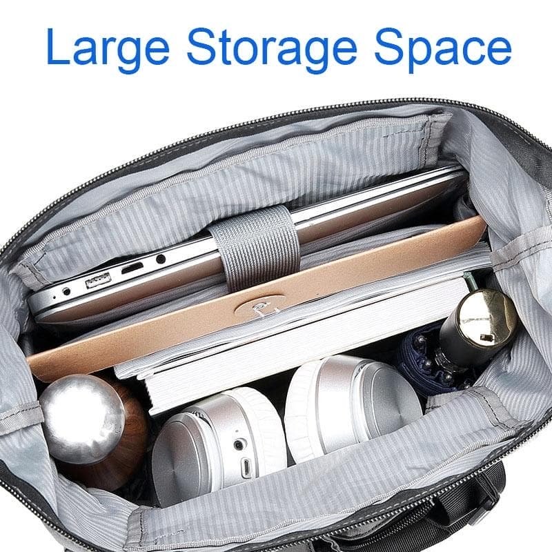 Multi Compartment Laptop Handbag Lightweight Large Capacity Messenger Bag - Blue - V562-A1098973060DBT V562 A1098973060DBT 202502281830 06