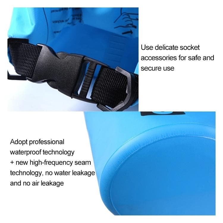Waterproof Outdoor Dry Bag 2L Pvc Barrel Bag For Ultimate Protection - Black - V562-B0885GO V562 B0885GO 202508282220 04