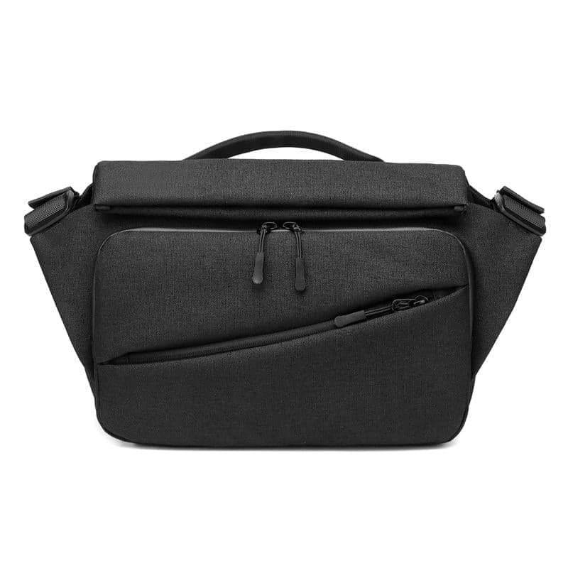 Waterproof Men Messenger Bag With Usb Charging Port Multifunctional Design - Black - V562-B1004111350DBT V562 B1004111350DBT 202503032025 01