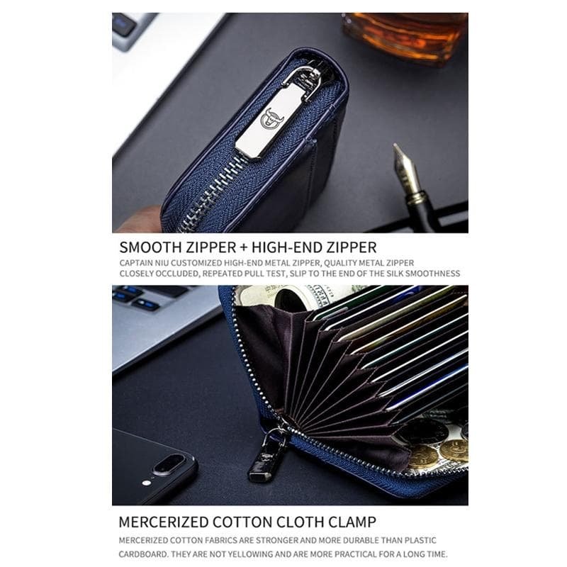 Men'S Leather Card Holder Casual Driver License Wallet - Yellow - V562-B1005313850DBT V562 B1005313850DBT 202503280211 07