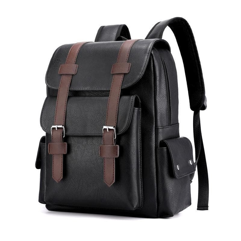 Large Capacity Pu Leather Laptop Backpack For Travel & School - Light Brown - V562-B1005875060DBT V562 B1005875060DBT 202505191448 13