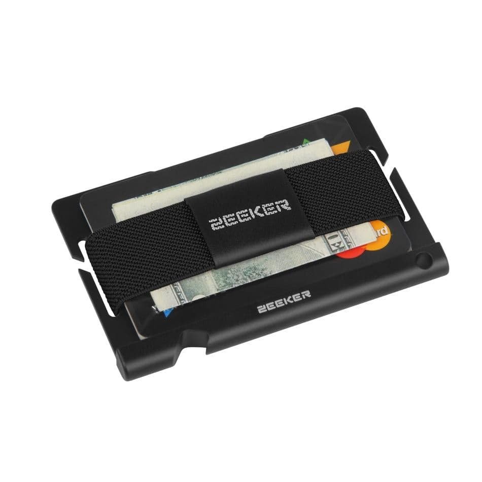 Multi Function Aluminum Card Holder For Men & Women Elastic Band Wallet - Yellow - V562-B1014477850DBT V562 B1014477850DBT 202508290846 03