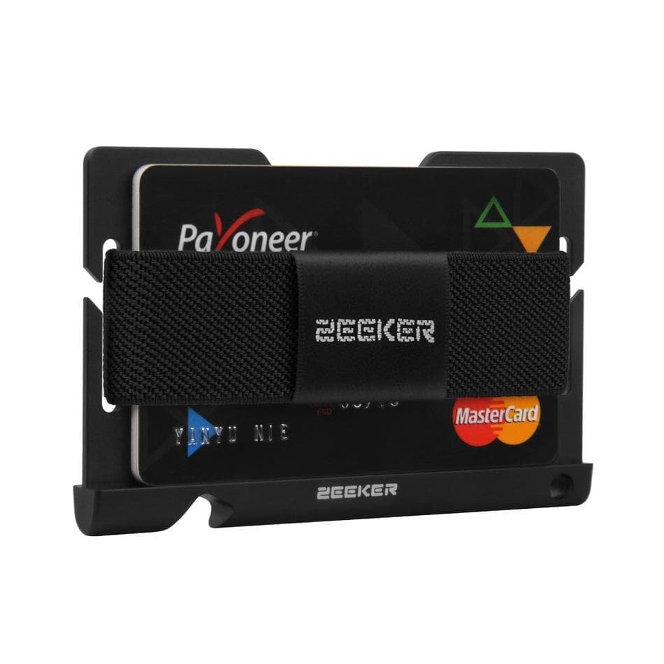 Multi Function Aluminum Card Holder For Men & Women Elastic Band Wallet - Yellow - V562-B1014477850DBT V562 B1014477850DBT 202508290846 04