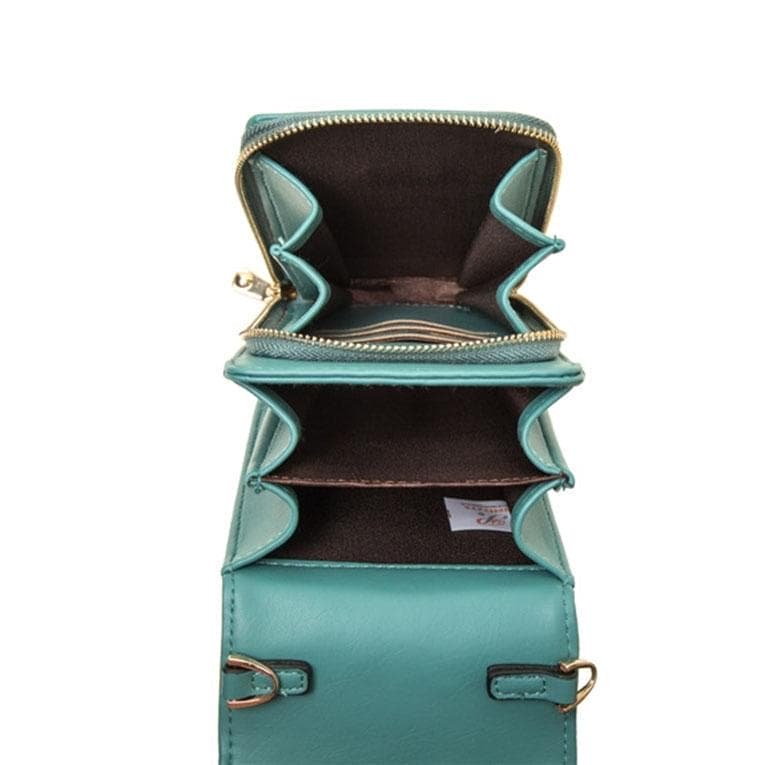 Green Multi Compartment Shoulder Bag Large Capacity - V562-B1022273060DBT V562 B1022273060DBT 202508280245 06