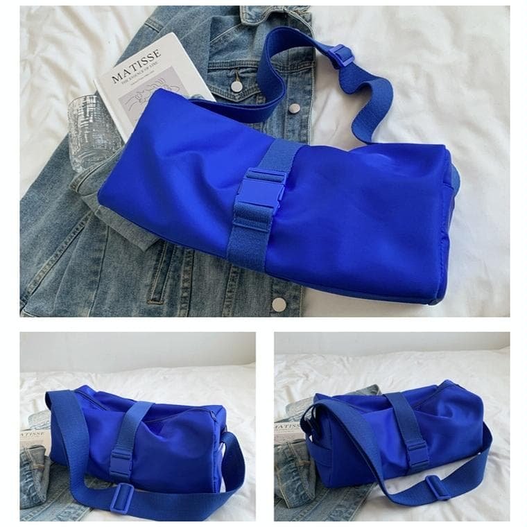 Travel & Fitness Crossbody Bag - Waterproof Nylon - Black - V562-B1026124060DBT V562 B1026124060DBT 202503041335 02
