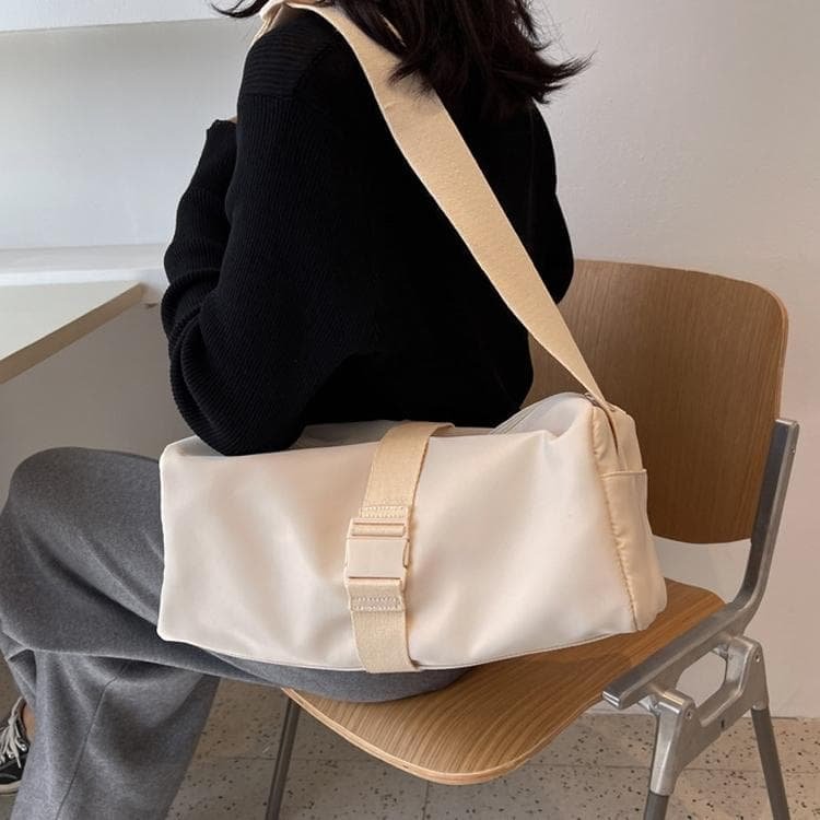 Travel & Fitness Crossbody Bag - Waterproof Nylon - Black - V562-B1026124060DBT V562 B1026124060DBT 202503041335 11