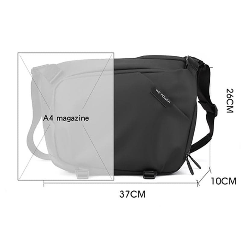 Waterproof Men Crossbody Bag Large Capacity Multifunctional Shoulder Bag - Grey - V562-B1035094060DBT V562 B1035094060DBT 202508290135 04