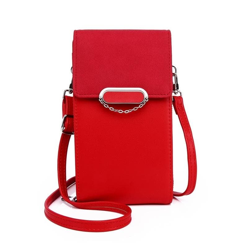 Large Capacity Pu Leather Shoulder Bag For Women - Red - V562-B1035501060DBT V562 B1035501060DBT 202505191645 08