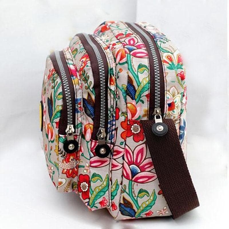 Waterproof Nylon Multilayer Crossbody Bag For Women - Animal Pattern - V562-B1039221110DBT V562 B1039221110DBT 202508291130 09