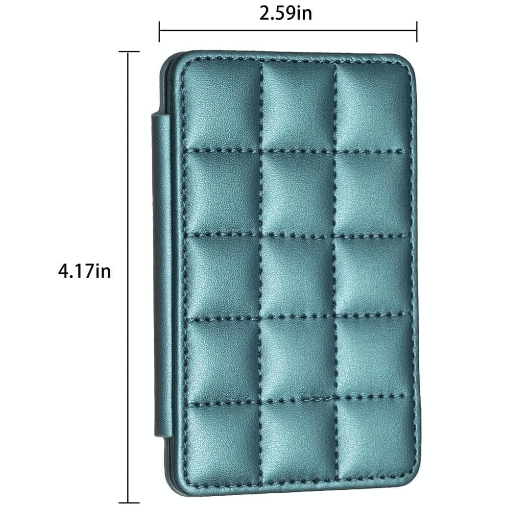Grid Pattern Card Bag Sticker For Mobile Phones - Pink - V562-B104439400ADE V562 B104439400ADE 202505221820 02