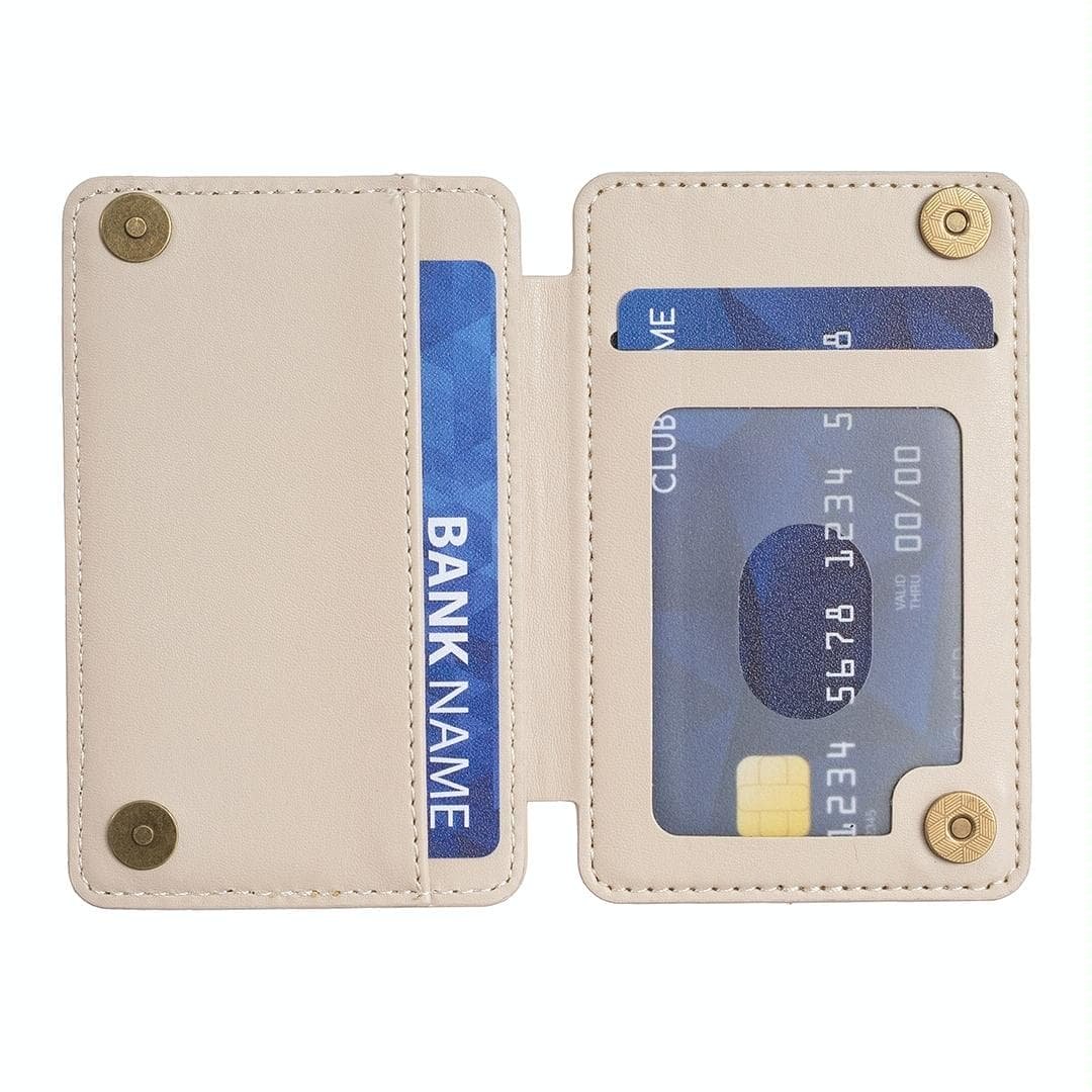 Grid Pattern Card Bag Sticker For Mobile Phones - Pink - V562-B104439400ADE V562 B104439400ADE 202505221820 09