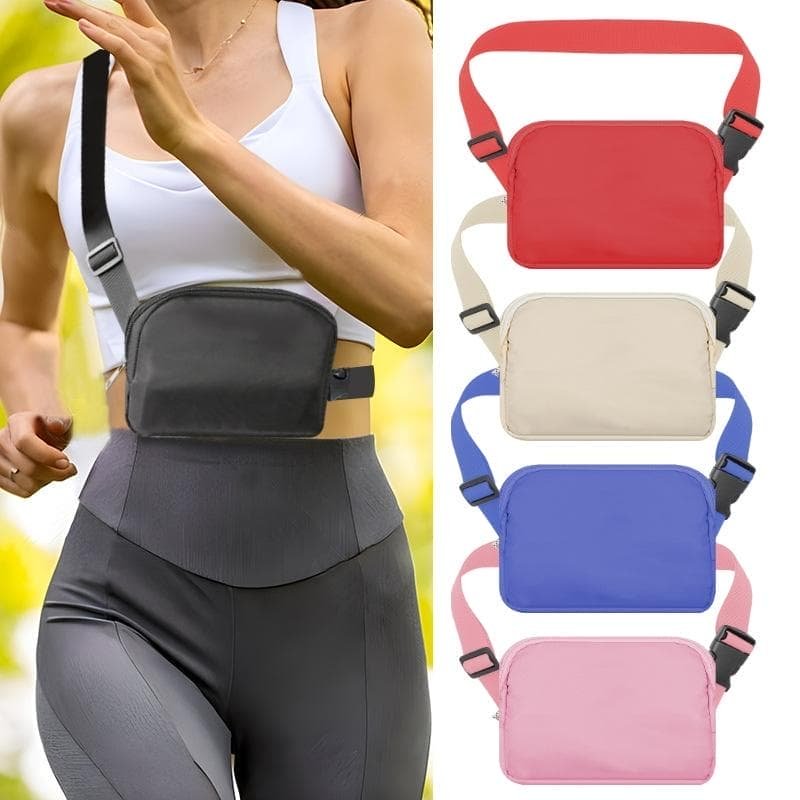 Waterproof Nylon Chest Bag For Outdoor Sports Running Mobile Phone Pocket - Pink - V562-B1068254060DBT V562 B1068254060DBT 202503032021 02