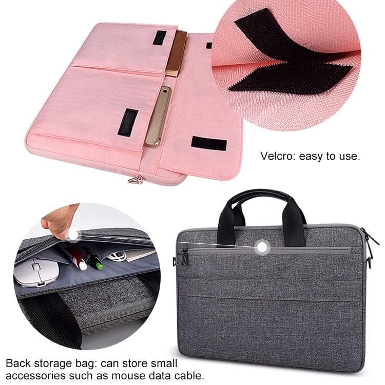 13.3 Inch Laptop Handheld Briefcase Storage Bag - no Shoulder Strap - Grey - V562-B10689700ADE V562 B10689700ADE 202502282230 09