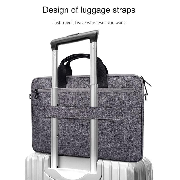 13.3 Inch Laptop Handheld Briefcase Storage Bag - no Shoulder Strap - Grey - V562-B10689700ADE V562 B10689700ADE 202502282230 11