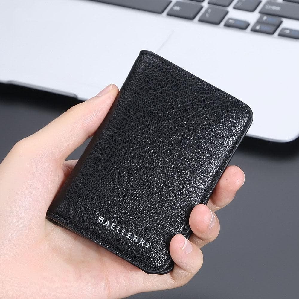 Lightweight Litchi Pattern Card Holder Coffee - V562-B1069393060DBT V562 B1069393060DBT 202503280305 08