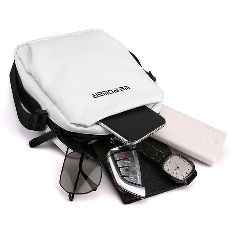 Lightweight Mini Crossbody Bag For Cell Phone Single Shoulder Design - White - V562-B1073884060DBT V562 B1073884060DBT 202508282320 06