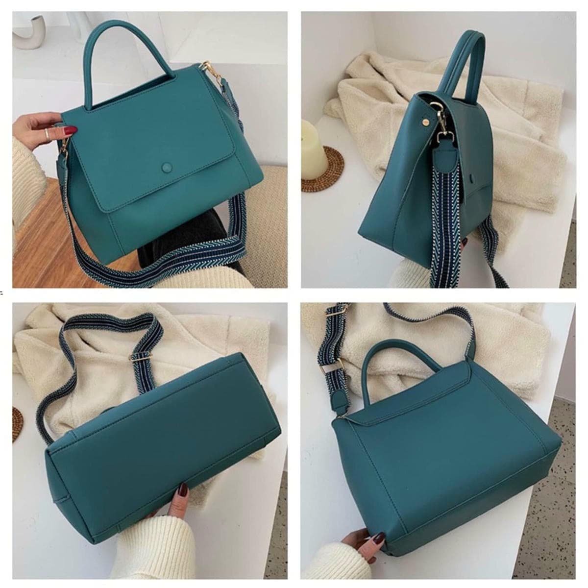 Versatile Autumn / Winter Shoulder Bag For Women - Black - V562-B1080514060DBT V562 B1080514060DBT 202508291111 04
