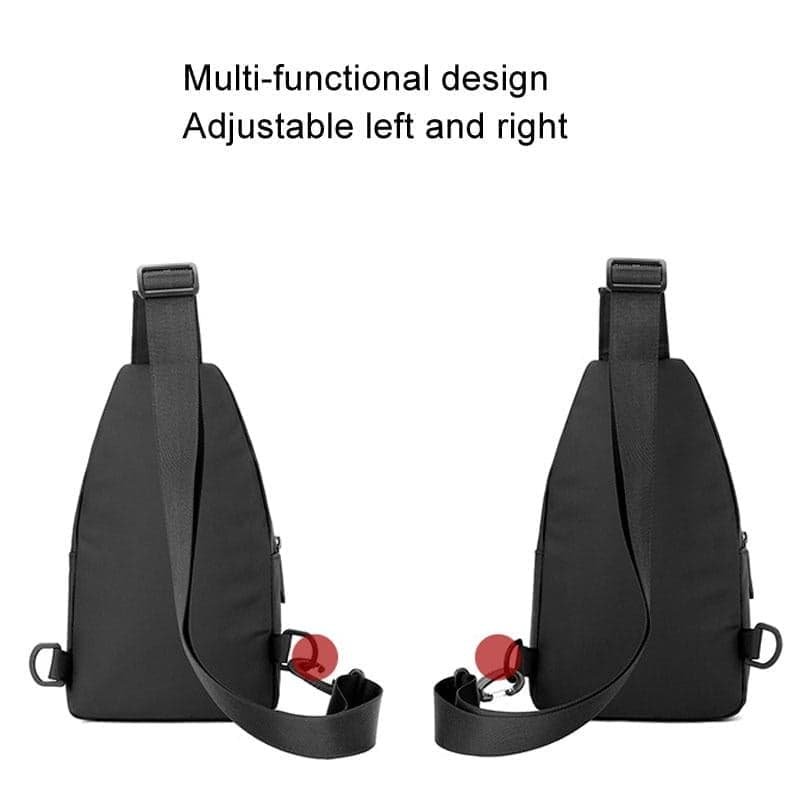 Outdoor Chest Bag For Men Crossbody Shoulder Bag For Daily Use - Grey - V562-B1099784060DBT V562 B1099784060DBT 202508282305 06