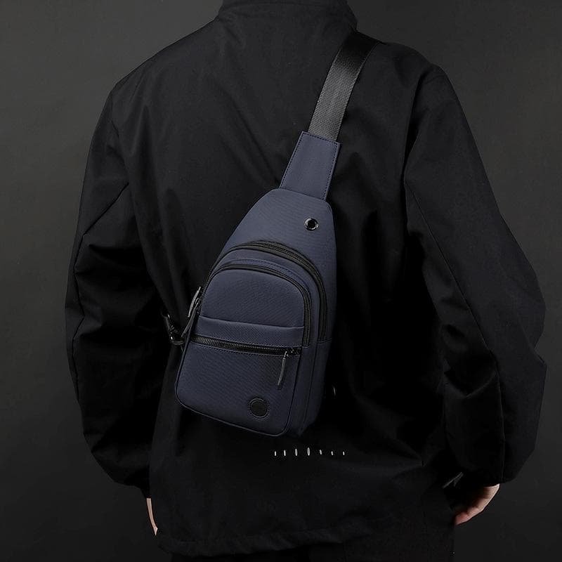 Outdoor Chest Bag For Men Crossbody Shoulder Bag For Daily Use - Grey - V562-B1099784060DBT V562 B1099784060DBT 202508282305 11