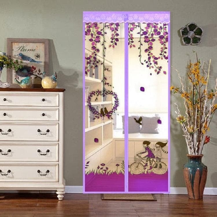 100x210cm Magnetic Screen - Summer Anti-mosquit Curtain with Encryption - Purple - V562-B2049772240DBT V562 B2049772240DBT 202508281910 05