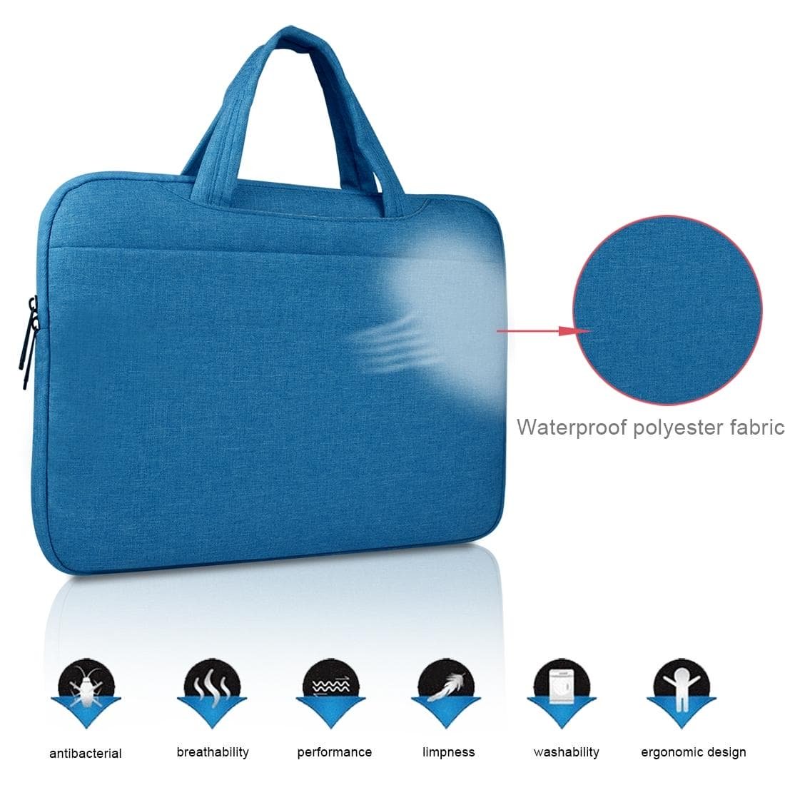 14 Inch Laptop Tablet Bag With Multiple Pockets And Soft Handle - Black - V562-B2756CH V562 B2756CH 202502281851 05